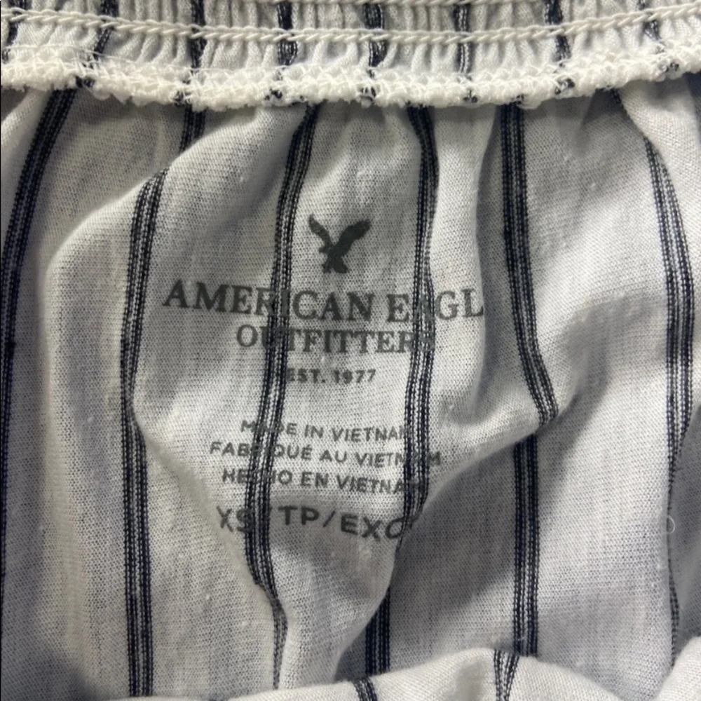 American Eagle Striped Off-the-shoulder Top - Picture 3 of 3